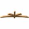 Ekena Millwork Davenport Rough Sawn Timber Gable Bracket, Western Red Cedar, 84"W x 24"H x 4"D x 4"F, 7/12 Pitch GBW084X24X0404DAV00RWR - alternate 4